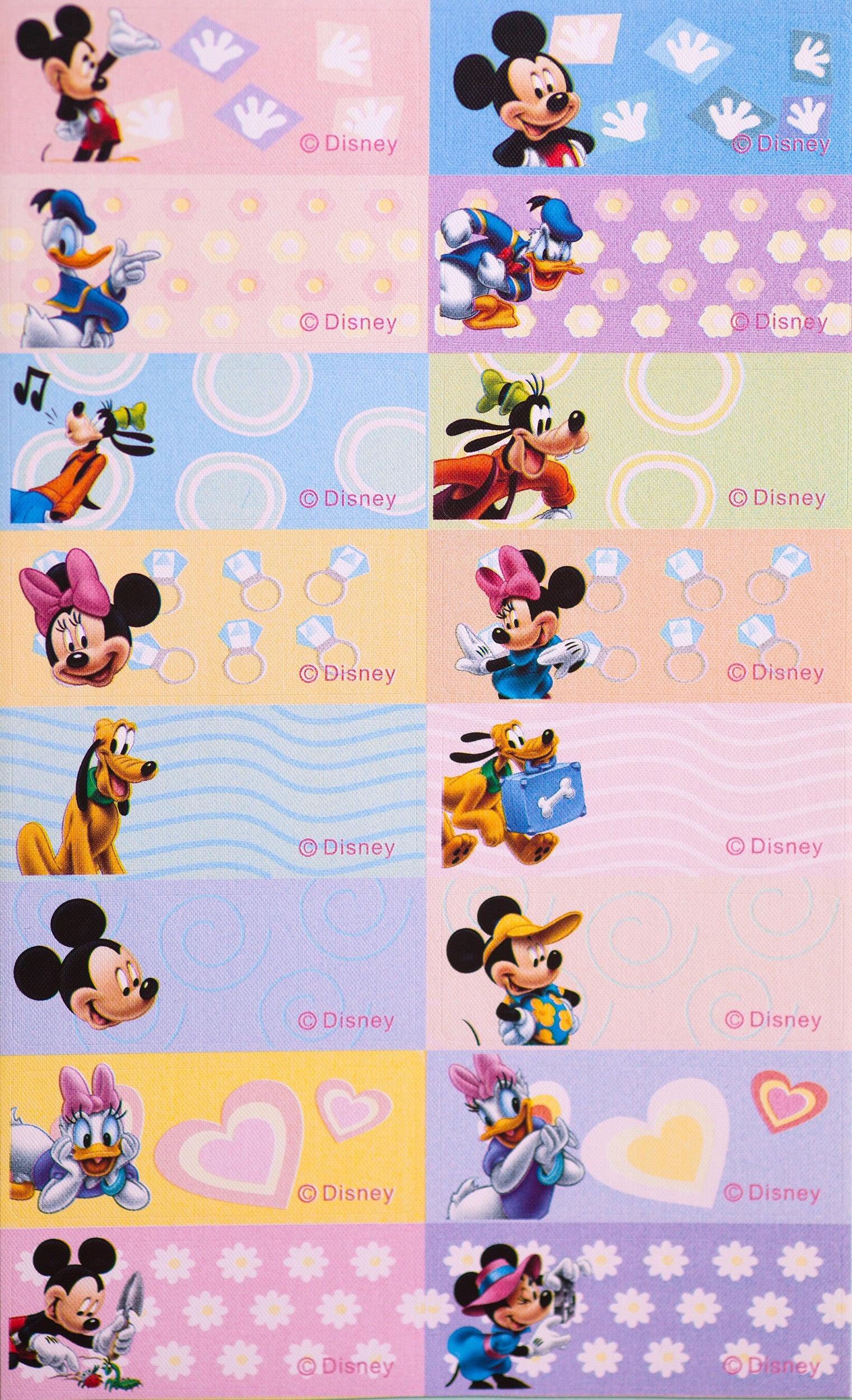 Mickey Mouse and Friends Iron-on Labels