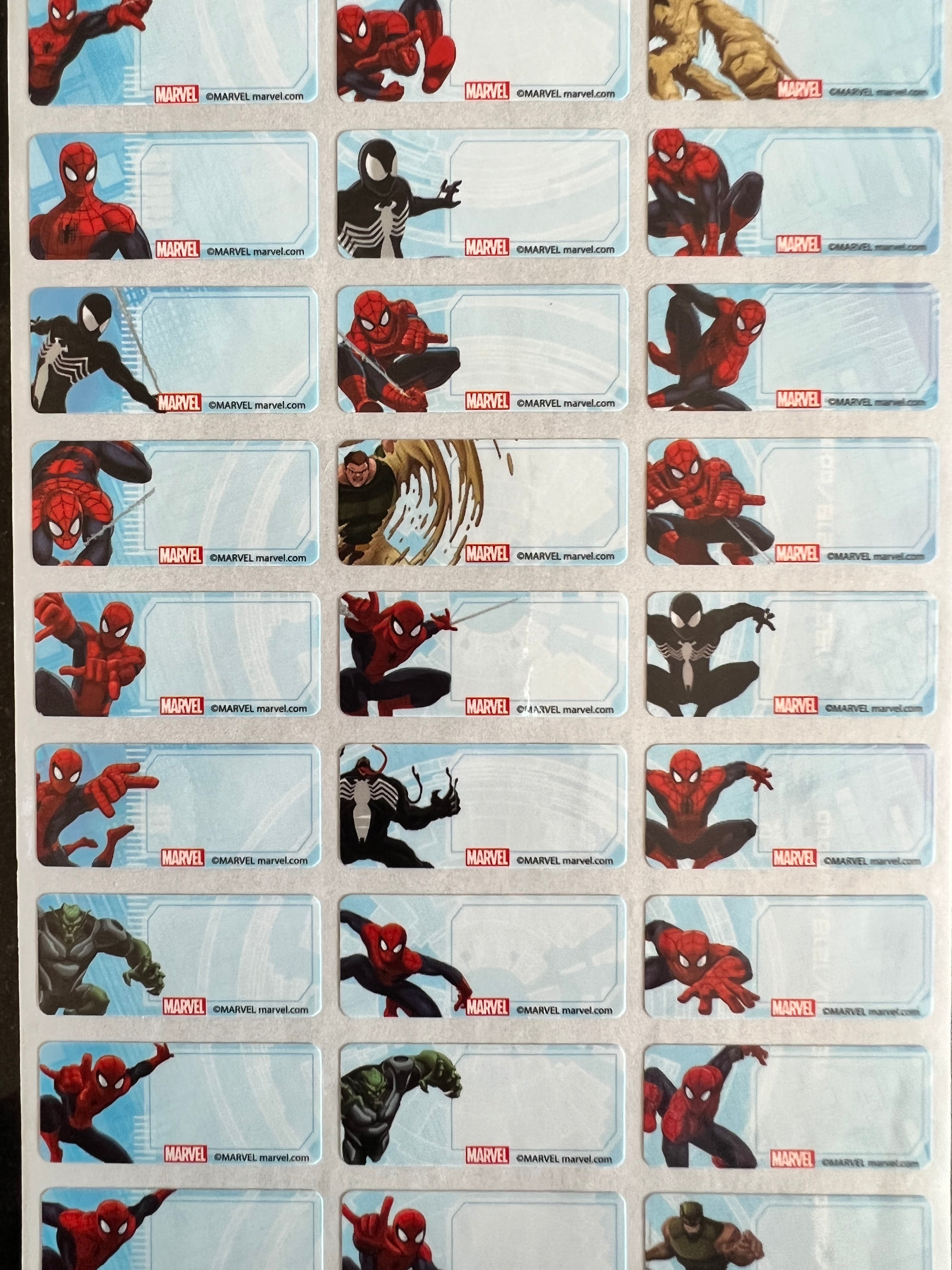 Spider Man Waterproof Stickers
