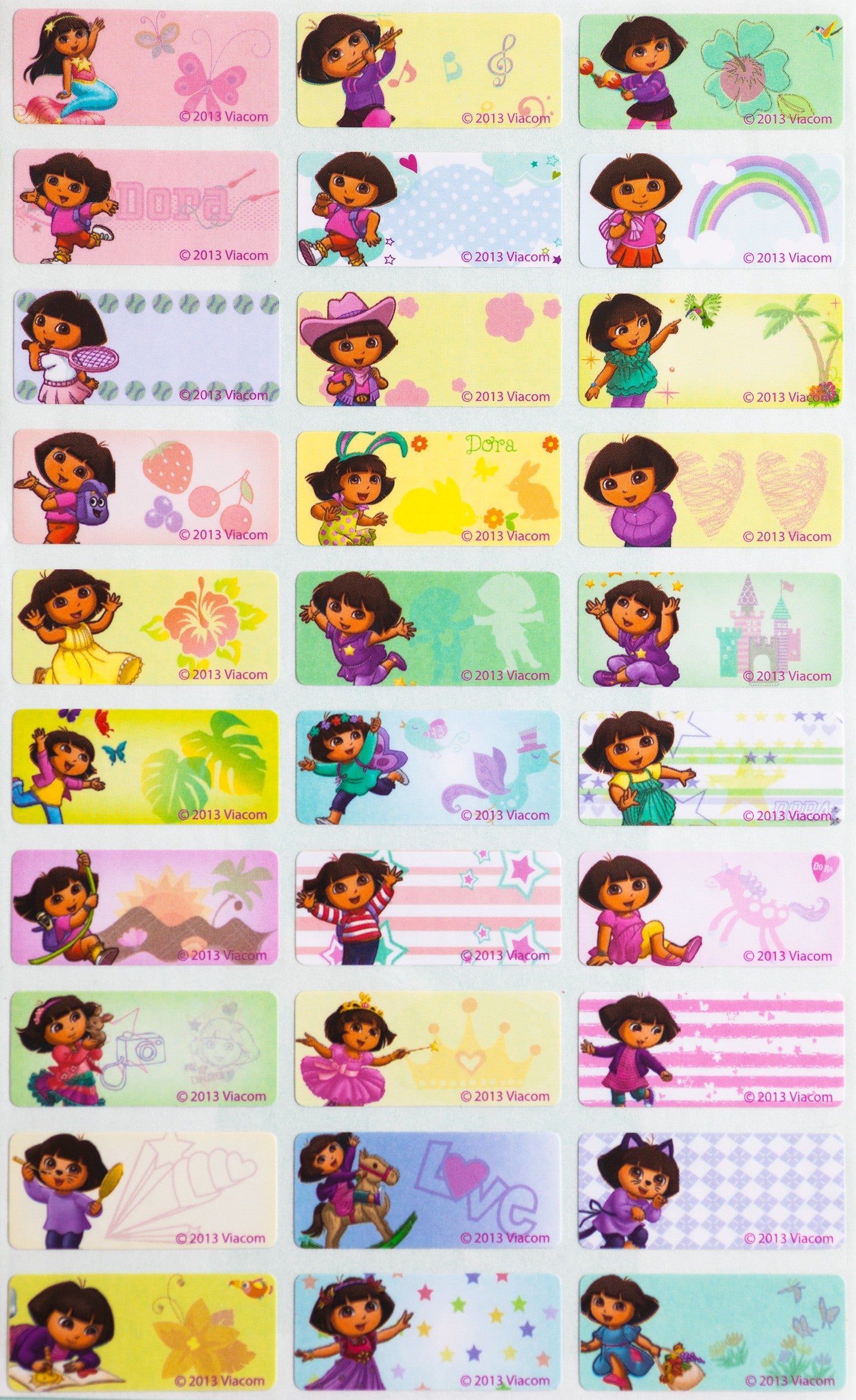 Dora Waterproof Stickers